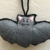 Handmade Felt Halloween hanging Bat