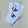 Fuchsia Greeting Card