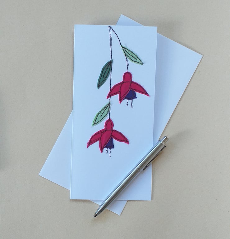 Fuchsia Greeting Card