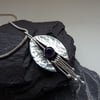 Sterling Sliver Pendant with Amethyst