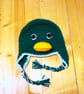 Crochet duck novelty hat, toddler, child, adult sizes, newborn photo prop - Image 3