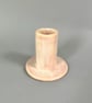 Handmade Ceramic Candlestick: Pink & Lemon Glazed Stoneware - Image 2