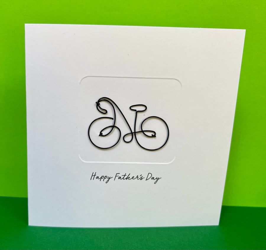 Cycling Father's Day Card - Personalised Bike Card, Bicycle, Birthday Card