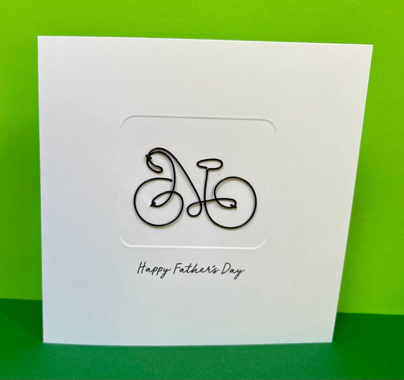 Cycling Father's Day Card - Personalised Bike Card, Bicycle, Birthday Card