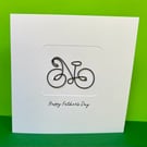 Cycling Father's Day Card - Personalised Bike Card, Bicycle, Birthday Card
