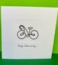 Cycling Father's Day Card - Personalised Bike Card, Bicycle, Birthday Card