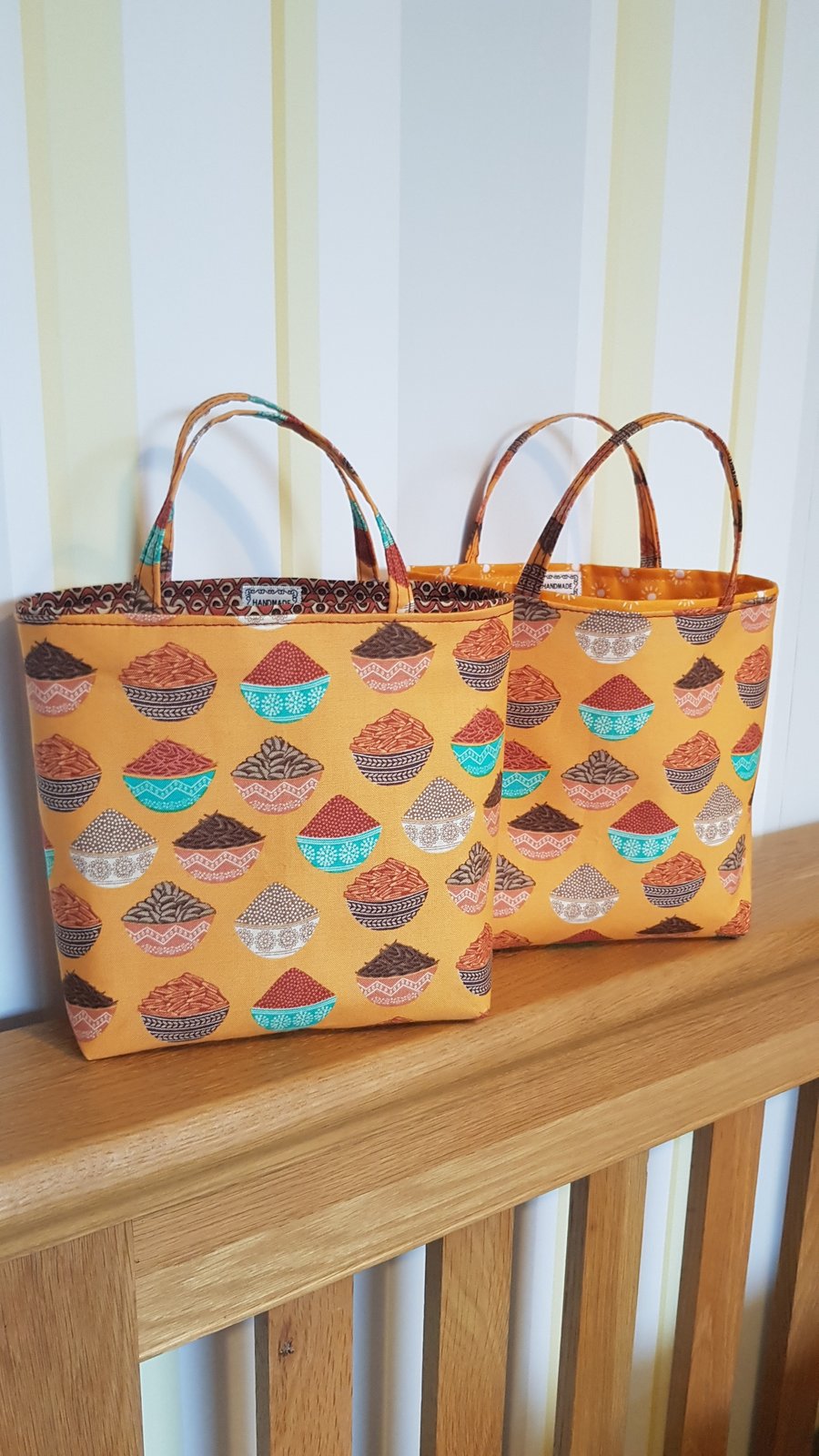Fabric reusable gift bag: spices
