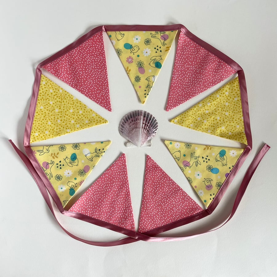 Easter bunting - small and reversible 