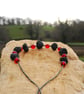 Dramatic black and red necklace - Image 4