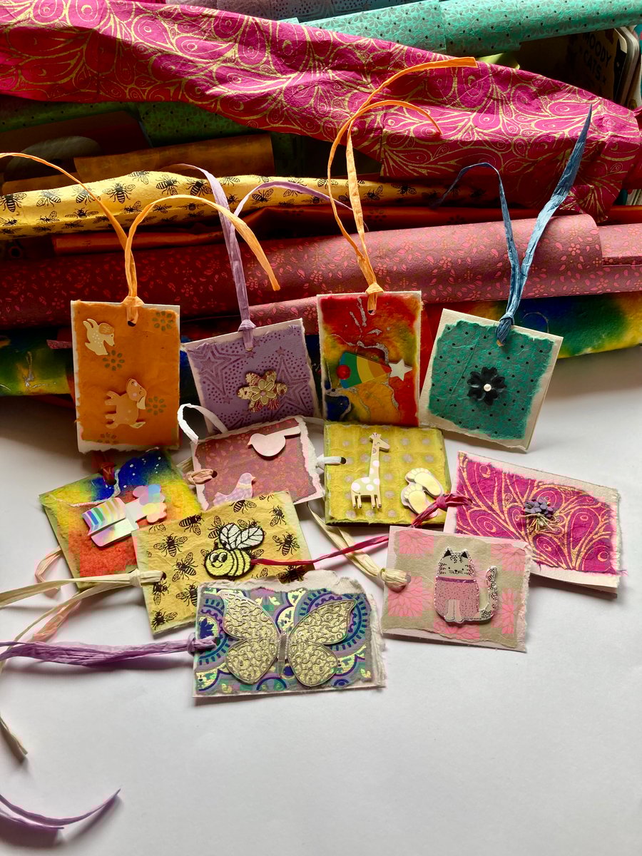 11 handmade unique gift tags