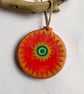 Set of 3 hand painted Christmas decorations - Image 2