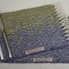 Hand Woven Wool Placemats (small) - Set of 2 - Purple and Green
