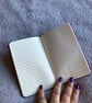 A6: Softcover Purple Suede Leatherbound Notebook 30 lined pages - Image 3
