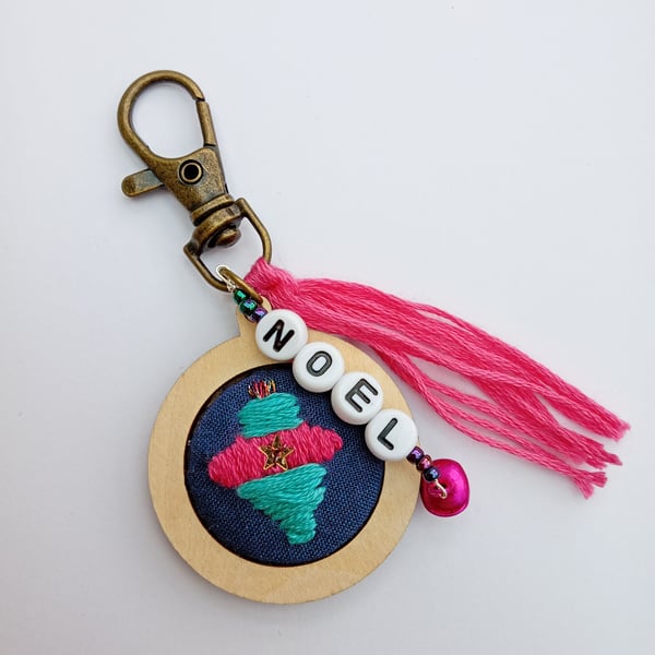 Bauble Keyring or Bag Charm