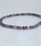 Faceted amethyst stretch bracelet, February birthday - Image 9