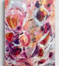 Abstract Original Painting on Canvas, with Gold Details, 30x40cm  - Image 1