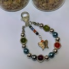 Beaded Bracelet Bag Charm 