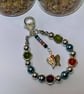 Beaded Bracelet Bag Charm 