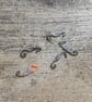 Blacksmith made seahorse style keyring - Image 4