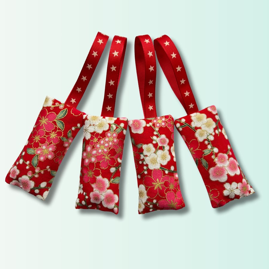 Lavender bags with hanging loops - Cherry Blossom