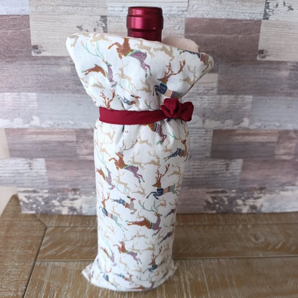 Stag bottle gift bag 