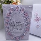 Personalised luxury boxed wedding card