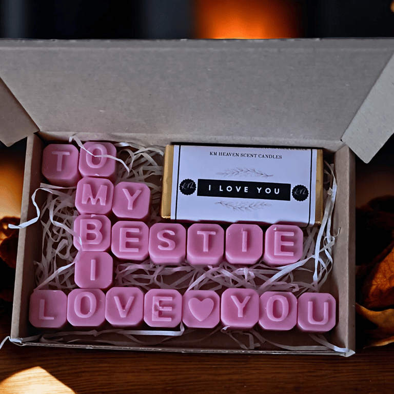 Bestie Wax Melt Gift Set – Handmade Soy Wax Melts – Valentine’s Day Gift 