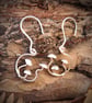 Silver mushroom earrings - Image 6
