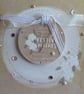 Christmas Card - Wreath With Cream Poinsettias- Festive Wishes - Image 3