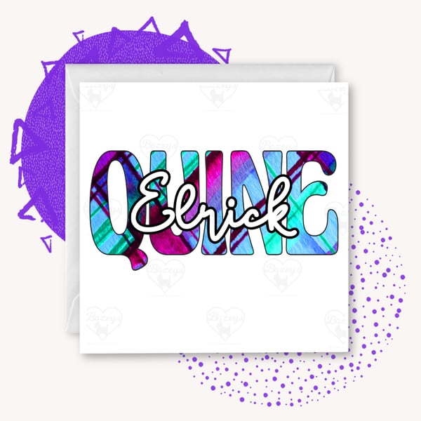 Elrick Quine - Elrick Doric Greetings Card