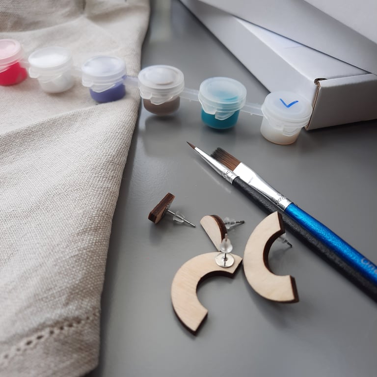 Paint Your Own Earrings Craft Kit