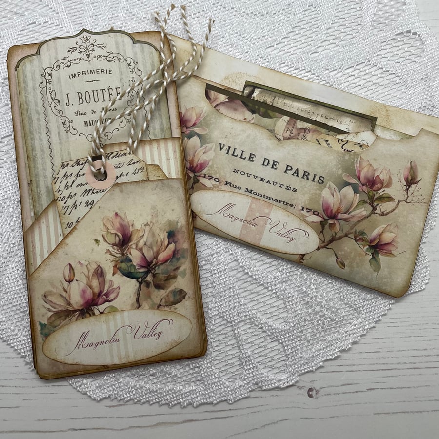 Ephemera - Magnolia Valley Pockets and Ephemera by Carolee Crafts PB8 0046 
