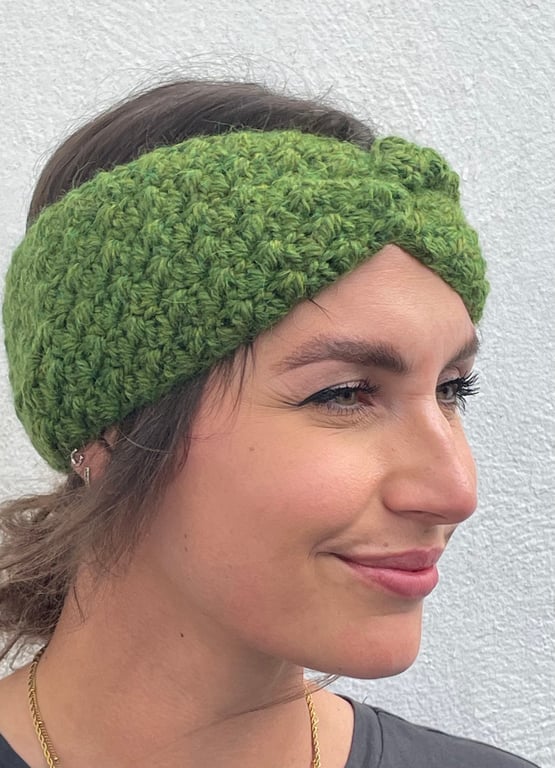 EARWARMERS, headband ' Nature Trail’. Alpaca ,wool. Various shades .