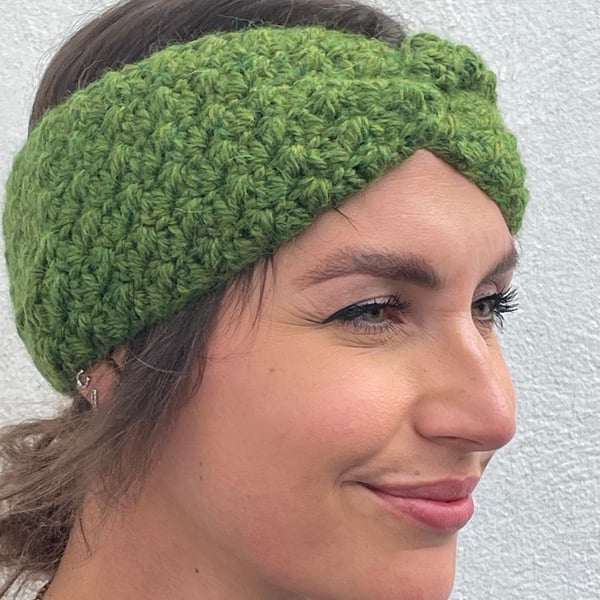 EARWARMERS, headband ' Nature Trail’. Alpaca ,wool. Various shades .