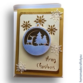 Handmade Christmas Bauble Card
