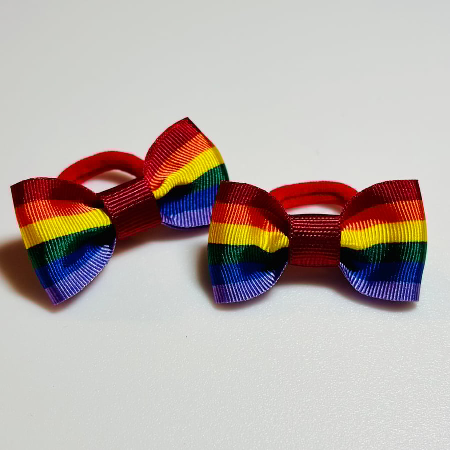 Pride Rainbow Hair Bobbles 