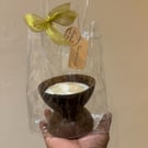 Coconut shell candles 