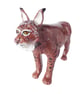 Lynx Ceramic Ornament - Hand Built - Image 7