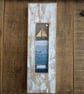 Handmade Coastal Sailboat Textile Art, Distressed Wood Beach House Decor