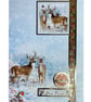 Handmade Snowy Deer & Stag Christmas Card – "For a Deer Friend" - Image 5