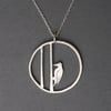 Edge of the woods woodpecker necklace