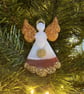 Imperfect Edition Red & Green Angels – Christmas Hanging Decoration - Image 1