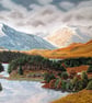 Highland Splendour: A Scottish Landscape in Pastel - Image 1