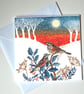 Redwings Handmade Christmas Card - Image 2