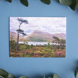 View from Benn Eighe, Scotland - Landscape Greetings Card & Envelope