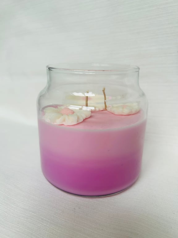 Lavender scented Luxury Soy Wax 40cl 2-wick candle