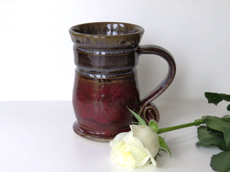 Seasonal Mug - Tea, Coffee, Hot Chocolate, Ceramic Stoneware Pottery '12'
