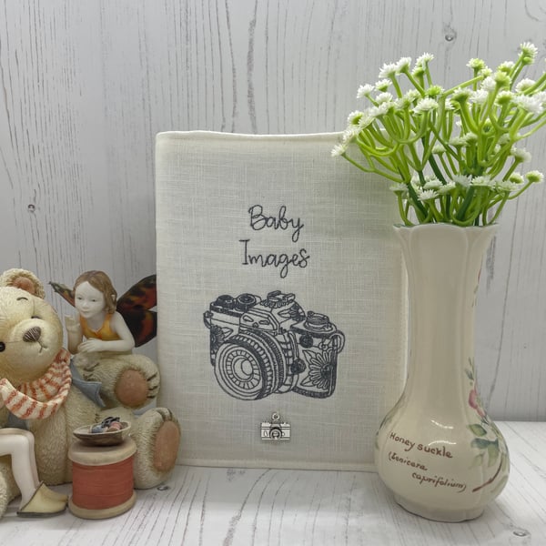 Baby Images Photo Album in Linen PB14