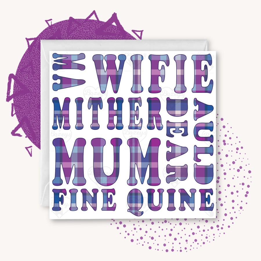 Mum - a Doric card for any occasion 