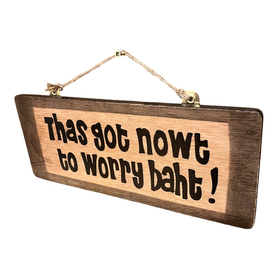 No worrying sign, No worries Sign, No overthinking sign